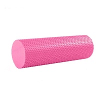 Ролик массажный для йоги (розовый) 45х15см. B31601-2
